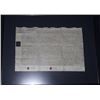 Image 1 : FRAMED ENGLISH LAND DEED 1787 SIGNED BY JOHN HICKS