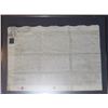 Image 1 : FRAMED ENGLISH LAND DEED 1787 SIGNED BY JOHN HICKS