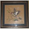 Image 1 : FRAMED CROSS- STITCH OF WOODPECKER