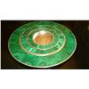 Image 5 : 14 PLACE SETTING OF 3 PIECE MALACHITE DINNER PLATE