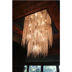 SWAROVSKI 2 TIER FREE FORM CRYSTAL CHANDALILER