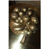 Image 2 : BRASS FRUIT ARRANGEMENT APPLE PATTERNED TRAY