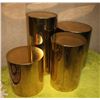 Image 2 : 4 BRASS PEDESTALS