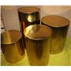 Image 3 : 4 BRASS PEDESTALS