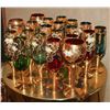 Image 2 : 21 PIECES HANDBLOWN GOBLETS