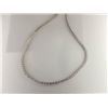 Image 1 : 187-10690:18K white gold diamond neckpiece
