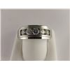 Image 1 : 193-15974:14K white gold gents ring
