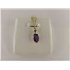 Image 1 : 775-11453:10K yellow gold amethyst and diamond
