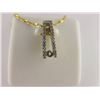 Image 1 : 825-11211:10K yellow gold aquamarine and diamond