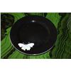 Image 2 : SET OF 12 FITZ & FLOYD BREAD PLATES "MIDNIGHT