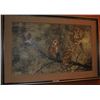 Image 1 : FRAMED OIL ON BOARD "NIGHTWATCH" BY CHESTER