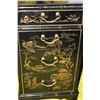 Image 5 : CHINESE CHINOISERIE PEDESTAL DESK WITH CHAIR.