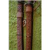 Image 3 : PAIR OF SWORDS- CARVED BALSAM HANDLE WITH CASE