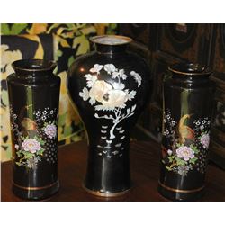 3 PIECE VASE SET
