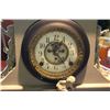 Image 2 : ANTIQUE PAINTED MANTLE CLOCK AS IS