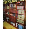 Image 1 : 2 BOOKCASES  WITH CONTENTS; LAW BOOKS, ENCYCLO-