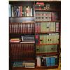 Image 4 : 2 BOOKCASES  WITH CONTENTS; LAW BOOKS, ENCYCLO-