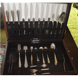 STERLING SILVER CUTLERY IN CASE. NORTHUMBRIA-