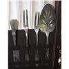 Image 8 : STERLING SILVER CUTLERY IN CASE. NORTHUMBRIA-