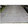 Image 1 : 100% SILK TABLE CLOTH  70 " X 103" WITH 12 COTTON