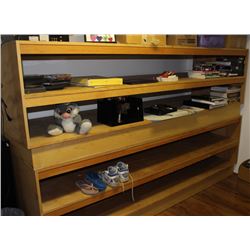 PAIR OF HOBBY TABLES -CONTENTS NOT INCLUDED