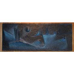 WALL RELIEF BY HEINE EICHNER  22 1/4" X 56"