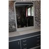 Image 3 : DRESSER WITH MIRROR AND SIDE TABLE WITH