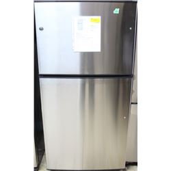 GE STAINLESS STEEL  2 DOOR FRIDGE/FREEZER