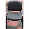 Image 1 : NEW BLACK STACKING CHAIR