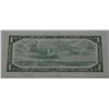 Image 2 : 1954 CANADA $1 DOLLAR BILL
