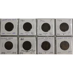 COLLECTION OF CANADA PENNIES ALL YEARS FROM 1900
