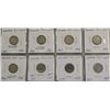 Image 8 : COLLECTION OF CANADA DIMES FROM VARIOUS YEARS