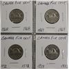 Image 13 : COLLECTION OF CANADA NICKELS SMALL & LARGE FROM