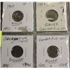 Image 1 : COLLECTION OF CANADA NICKELS SMALL & LARGE FROM
