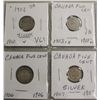 Image 2 : COLLECTION OF CANADA NICKELS SMALL & LARGE FROM