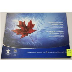 THE VANCOUVER 2010 CIRCULATION COINS SET
