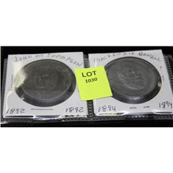 1892 JOHN DT THOMPSON & 1894 MACKENZIE POWELL