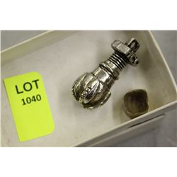 HCC DRILL BIT PENDANT WITH GOLD  CROWN