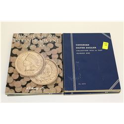 LOT OF 5 CANADA & 1 US COIN HOLDER BOOKS (EMPTY)