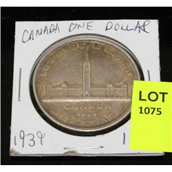 CANADA 1939 SILVER DOLLAR