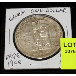 CANADA 1858-1958 SILVER DOLLAR