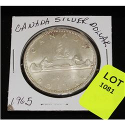 CANADA SILVER DOLLAR-1965