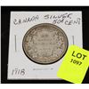 Image 1 : CANADA SILVER HALF DOLLAR-   1918