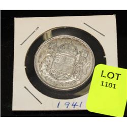 CANADA SILVER HALF DOLLAR-1941