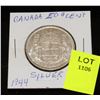Image 1 : CANADA SILVER HALF DOLLAR-1944