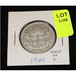CANADA SILVER HALF DOLLAR-1946