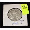 Image 1 : CANADA SILVER HALF DOLLAR-1946