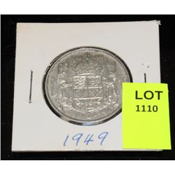 CANADA SILVER HALF DOLLAR-1949