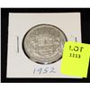 Image 1 : CANADA SILVER HALF DOLLAR-1952