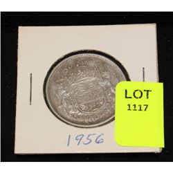 CANADA SILVER HALF DOLLAR-1956